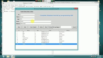 tk : TCL :  Insert Item into ms Access