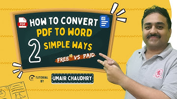 PDF to Word Converter: FREE vs PAID - Adobe Acrobat Alternative That Actually Works!