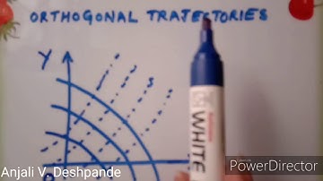 Orthogonal Trajectories Part1 Cartesian Form