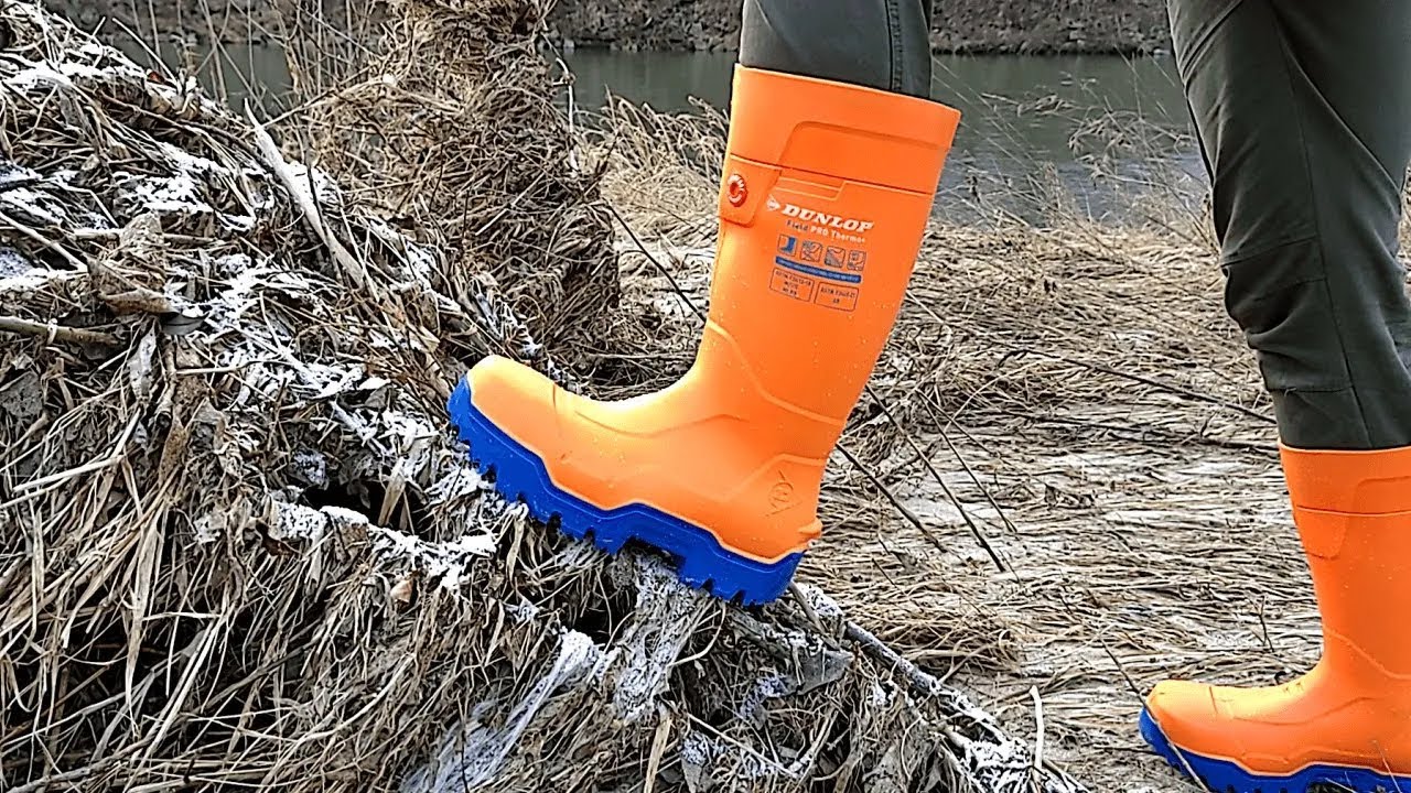 Dunlop Purofort FieldPRO Thermo+ | Oranžové gumáky Dunlop | REPRESENT. Workwear