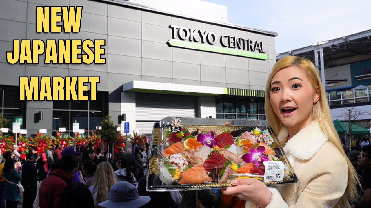 Tokyo Central Emeryville Grand Opening 🍣 | New Japanese Supermarket Tour