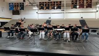 ROWVA Jazz Band, Oye Como Va sound check opener, ROWVA Community Night, 3/14/24