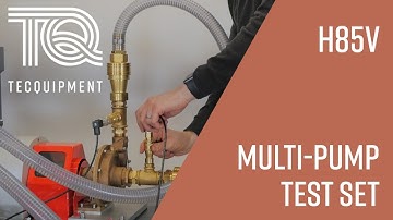 Multi-Pump Test Set (H85V) - Fluid Mechanics- TecQuipment