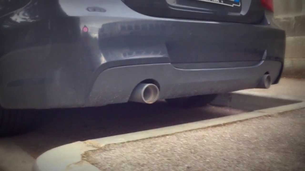 BMW 335d E90 STOCK exhaust 286 PS