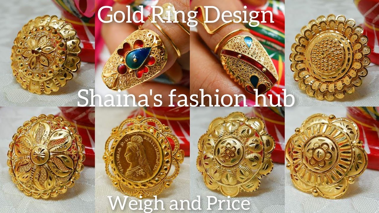 Sujata temple ring | Gold rings jewelry design, Gold earrings models, New  gold jewellery designs