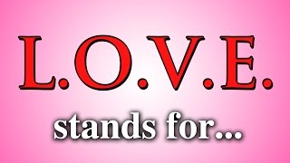 LOVE stands for... (YIAY #12)
