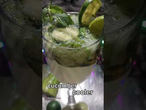 Cucumber lemonade mojito