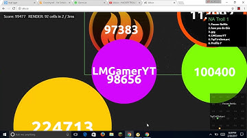 INSANE troll game mode on alis.io hacks allowed game mode 1 millon mass out of the MAP