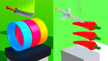 Slice All vs Slicer Knife - Very Satisfying and Relaxing ASMR Slicing Game