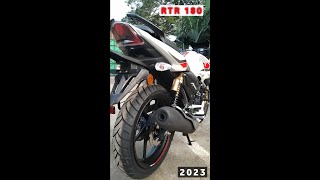 All new tvs apache rtr 180 bs6 pearl white exhauhst note #shorts