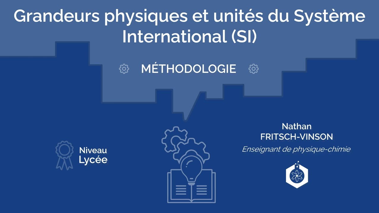 ️ Grandeurs physiques et unités du Système International (SI ...