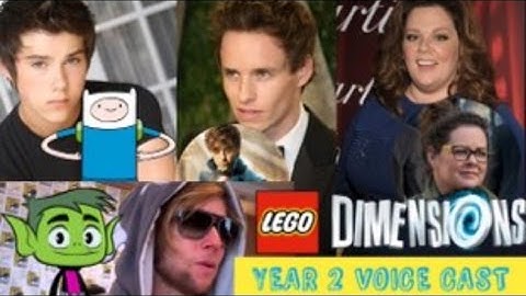 Lego Dimensions S2 Voice Actors