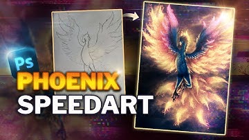 Phoenix Timelapse Art | Photoshop