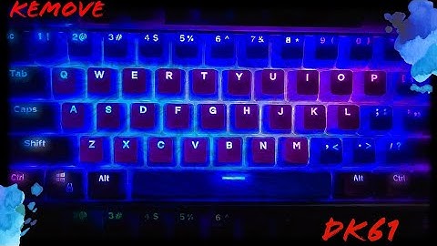 Kemove DK61 Snowfox 60% Mechanical Keyboard | Gateron Browns [Review + Mods]
