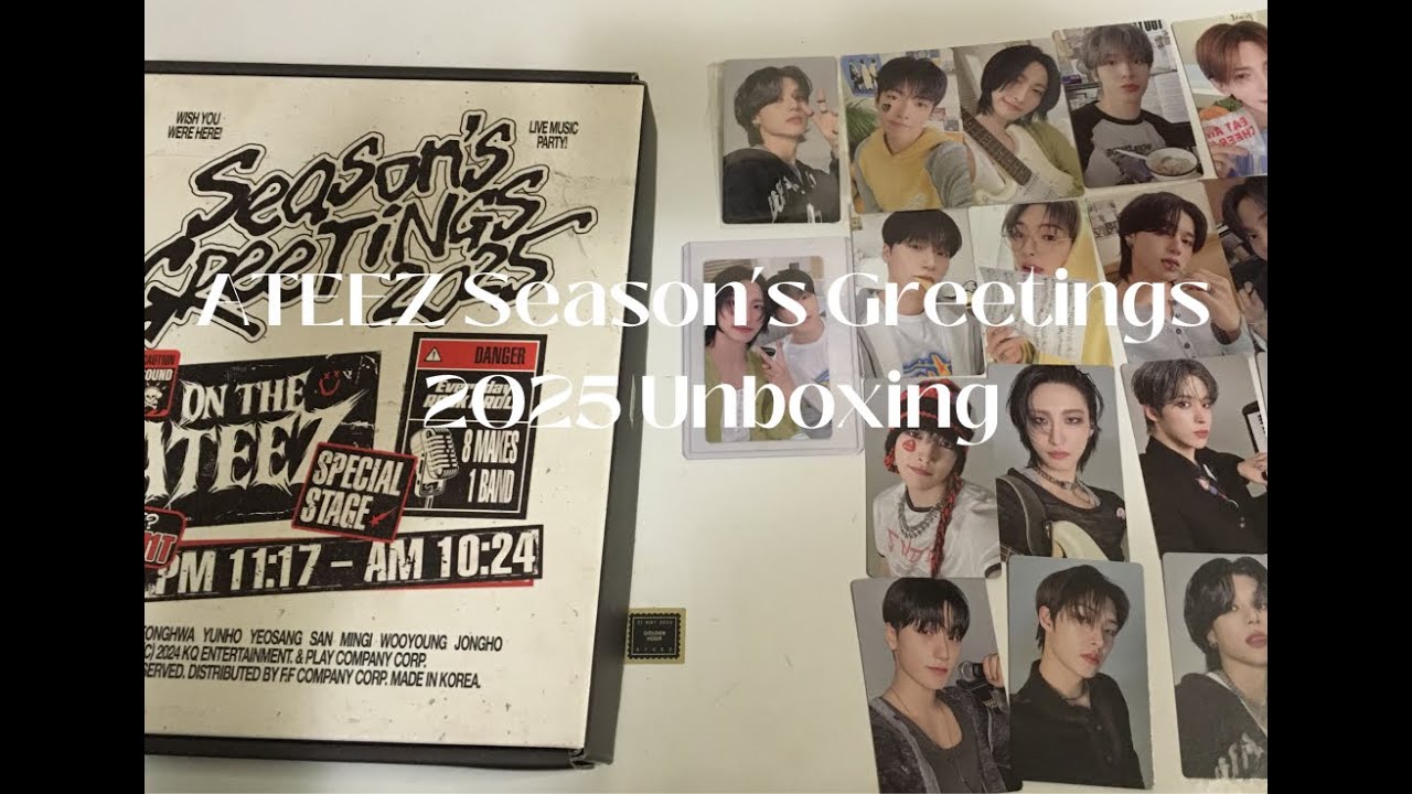 ATEEZ Seasons Greetings 2025 - YouTube