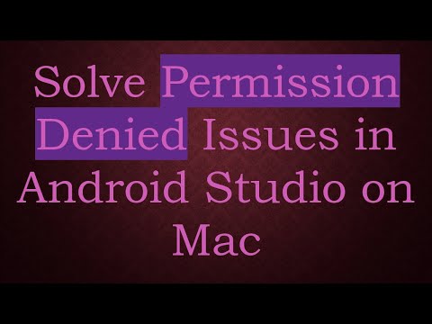 Solve Permission Denied