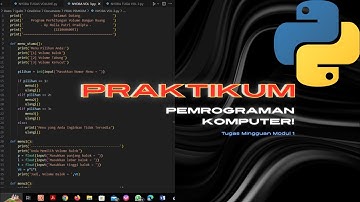 FUNGSI DEF | Tugas Mingguan - Modul 1| Praktikum Pemrograman Komputer