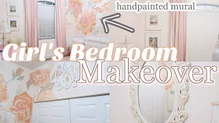 FINALLY! Girl's BEDROOM MAKEOVER | Stunning Bedroom Decor on a Budget