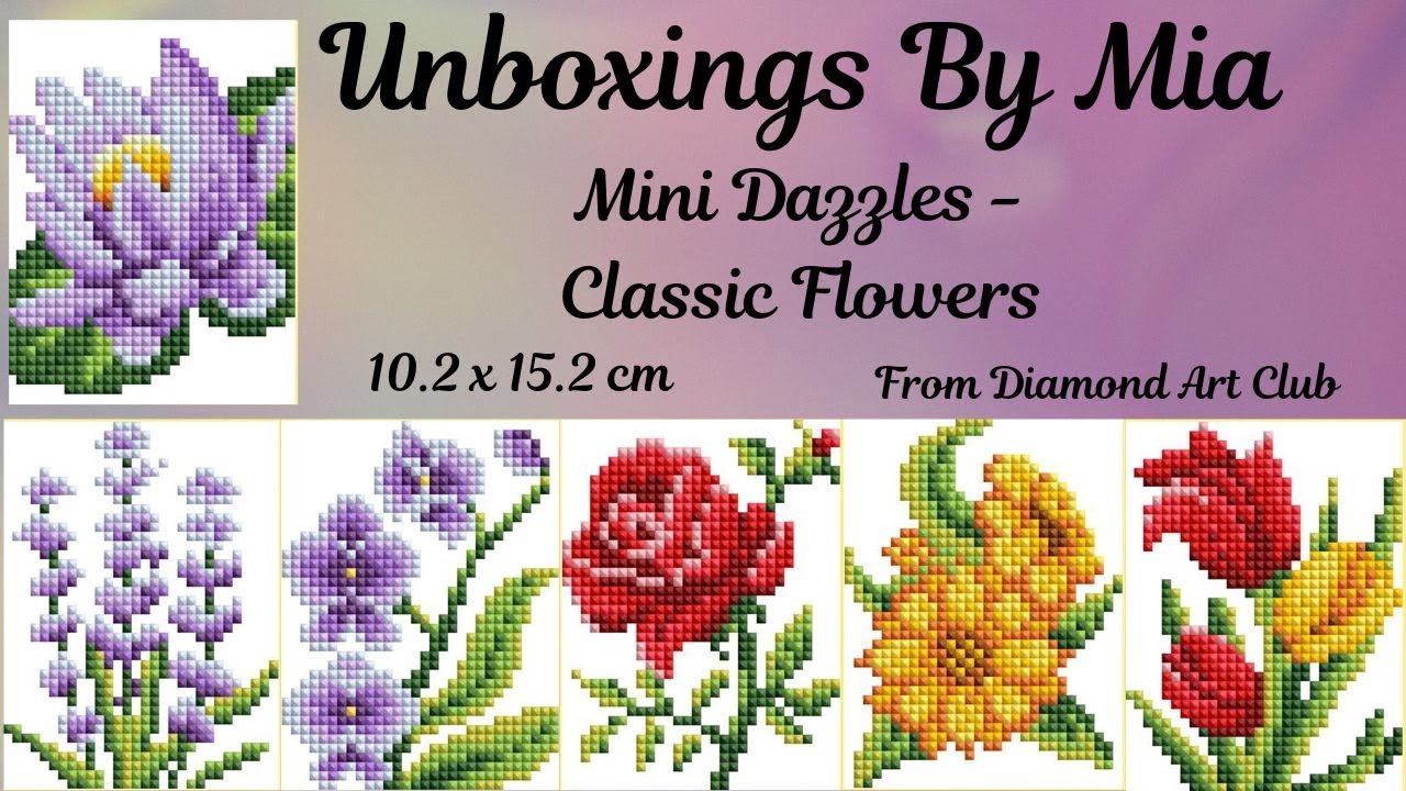 ダイヤモンドアートクラブ　Mini Dazzle　Classic Flower Mini Dazzles™ - Classic Flowers – Diamond Art Club