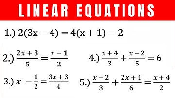 Linear Equations (Numerical Ability)