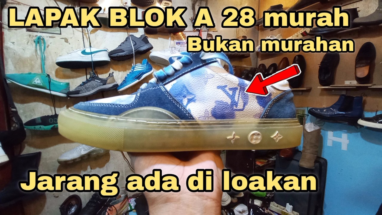 BUKAN MURAHAN‼️SEPATU BEKAS LV & CHANNEL JARANG ADA DI PASAR LOAK PONCOL