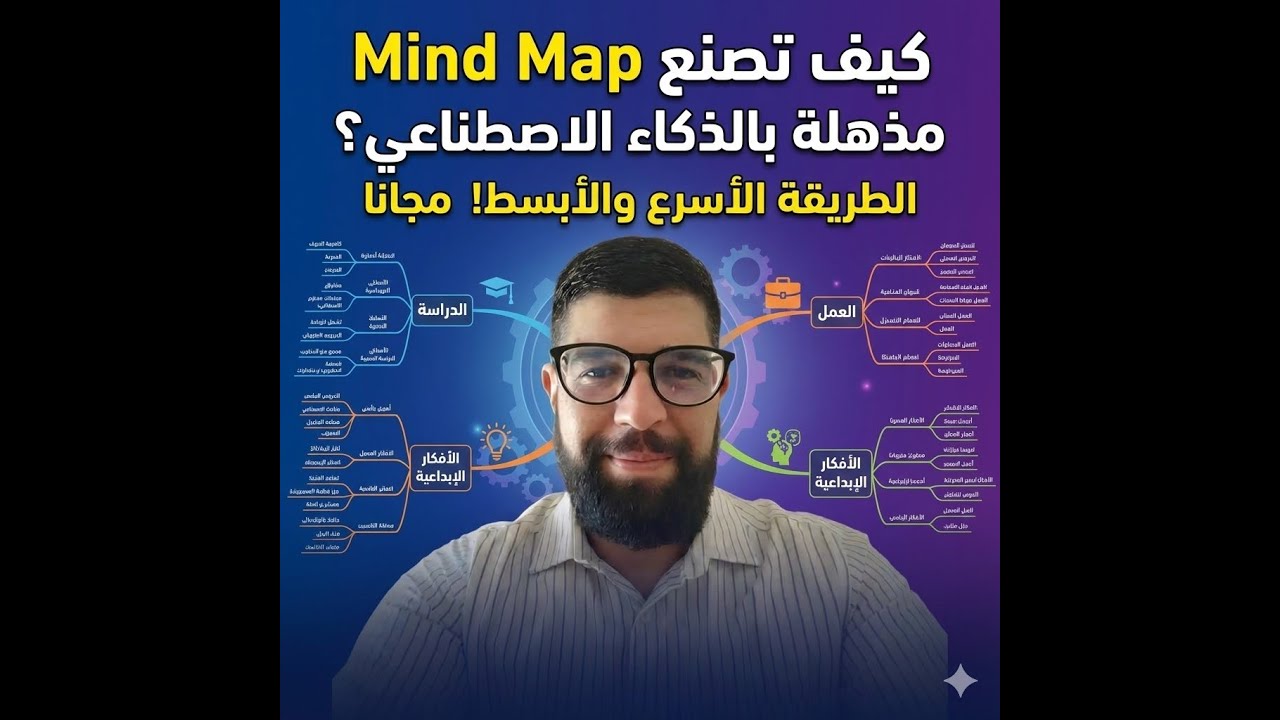 صناعة  Mind Map مذهلة بالذكاء الاصطناعي؟ الطريقة الأسرع والأبسط!