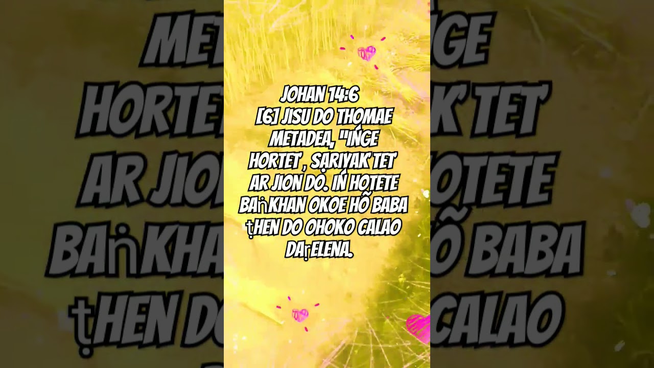 Jion Dahar//santali Bible katha 