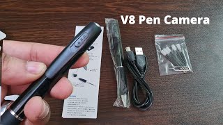 How to use spy pen camera V8, video shooting spy camera in BD