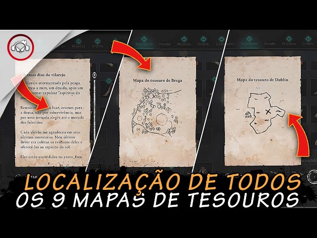 MAPA DO TESOURO DE DUBLIN - ASSASSIN'S CREED VALHALLA 