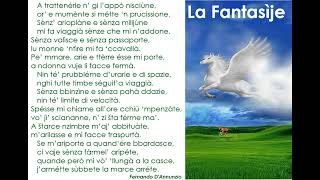 La Fantasia - di Fernando D'Annunzio - "La fantasìje" in dialetto abruzzese
