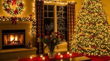 Top 100 Christmas Songs of All Time 🎅 Classic Christmas Music with Fireplace | Best Christmas Music