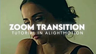 Zoom In Transition Tutorial In Alight motion⚡||Alight Motion Tutorial⚡ screenshot 1