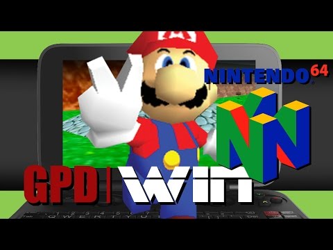 GPD WIN N64 - Tutorial GPD WIN - NINTENDO 64 Emulation - Project 64 - landscape - Xinput Mario 64 