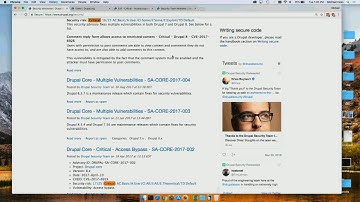 DrupalCon Nashville 2018: Community Convos: Drupal Security Team