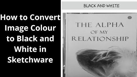 How to Convert Colourfull to Black and White Image