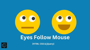 Animated Eyes Follow Mouse Cursor | jQuery/Javascript Mousemove