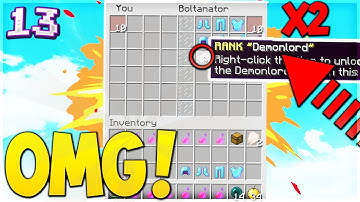 2 TOP RANKS FOR FULL 10 LORE GOD SET! | Minecraft FACTIONS #13 (Cosmic Demon Planet)‬