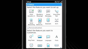 BlackBerry Torch Smartphone - Setup Your Device - BlackBerry