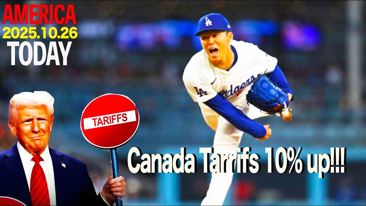 Trump adds a new tariff of 10% on Canada AMERICA TODAY 20251026 - YouTube