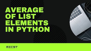 How find average of list elements using function in python | Python tutorial | Bangla