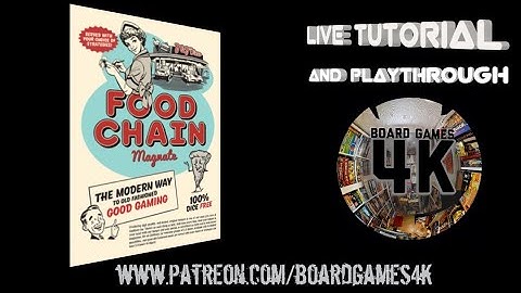 Food Chain Magnate Boardgame 3 Player Live Playthrough/Tutorial