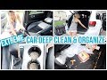 EXTREME CAR CLEAN AND ORGANIZE // COMPLETE DISASTER CAR CLEANING ORGANIZATION HACKS // CLEAN WITH ME