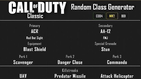 MW2 - Sub Base Ground War Domination (24-19) Random Class Generator #93 [2020]