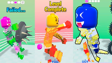 Block Fighter Boxing Battle 🤺 NOOB vs PRO vs HACKER Epic Fight Best Game