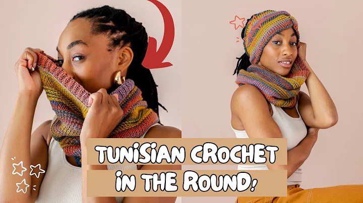 Beginner Crochet Ear Warmer + Cowl - LOOKS LIKE KNIT | Beginner Cake Yarn Free Pattern DIY Tutorial