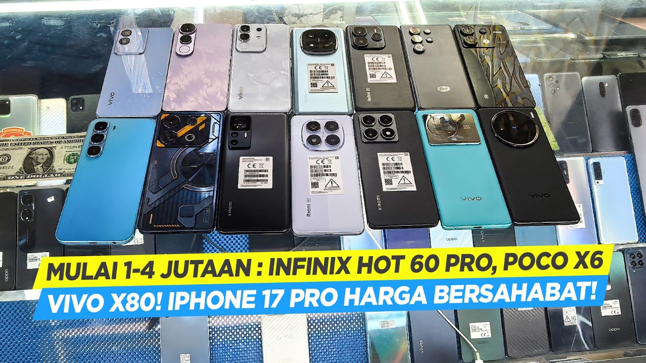 Cek Pasar Offline! Hp Kamera Bagus vivo X80! Dulu 12 Juta, Sekarang 4 Jutaan! 