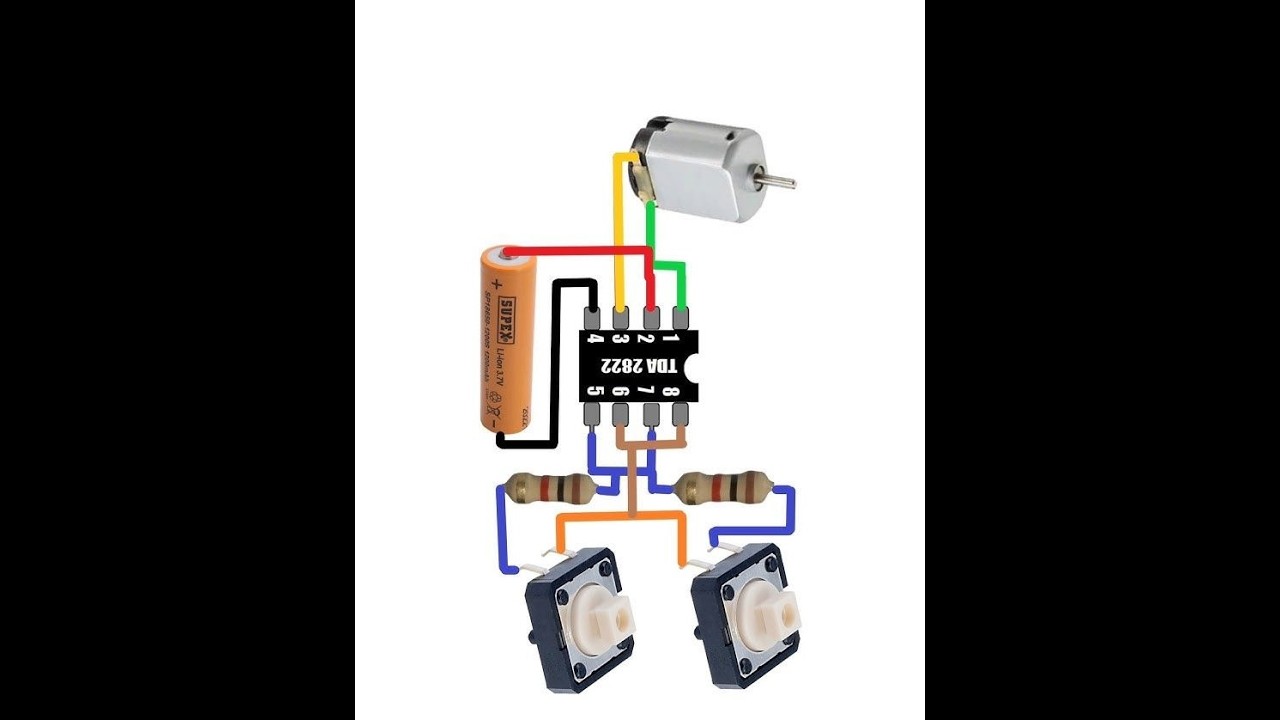 Управление двигателем одной микросхемой — работает реально!