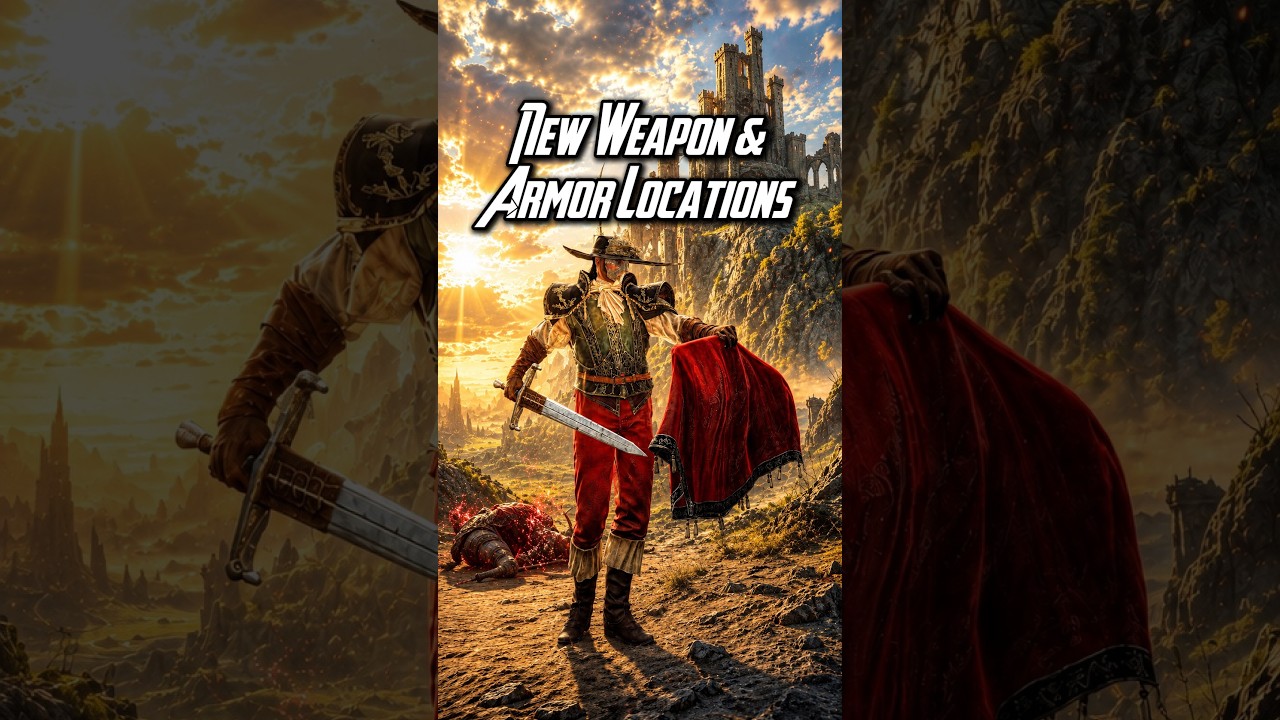 NEW WEAPON and ARMOR SETS in ELDEN RING UPDATE #eldenring #gaming #youtubeshorts #bandainamcocreator