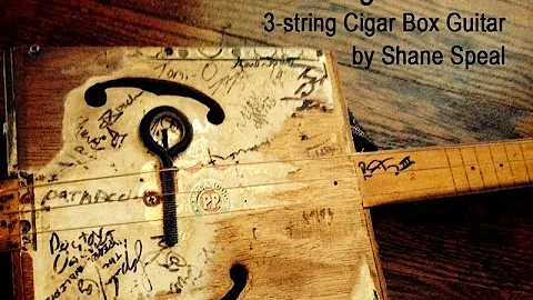 Norwegian Wood - 3-string cigar box guitar jazz