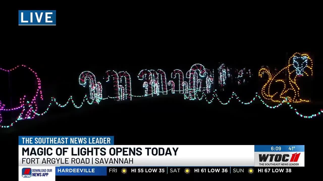 Magic of Lights holiday drive-thru experience begins Friday